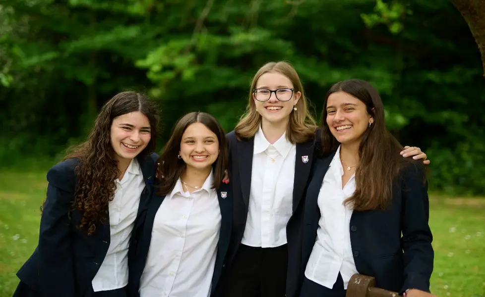 Group of female students